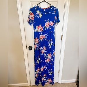 Pinkblush maternity maxi dress